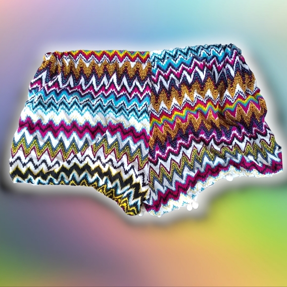 Colorful bohemian short shorts - Picture 3 of 6